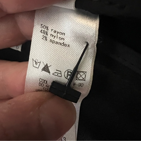 ICB New York Black Pants Moto Women’s Sz 8 Made In Japan Punk Whimsigoth Modern - Picture 10 of 11